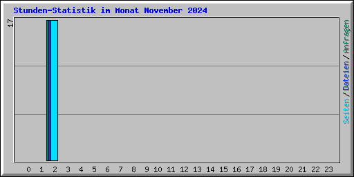 Stunden-Statistik im Monat November 2024